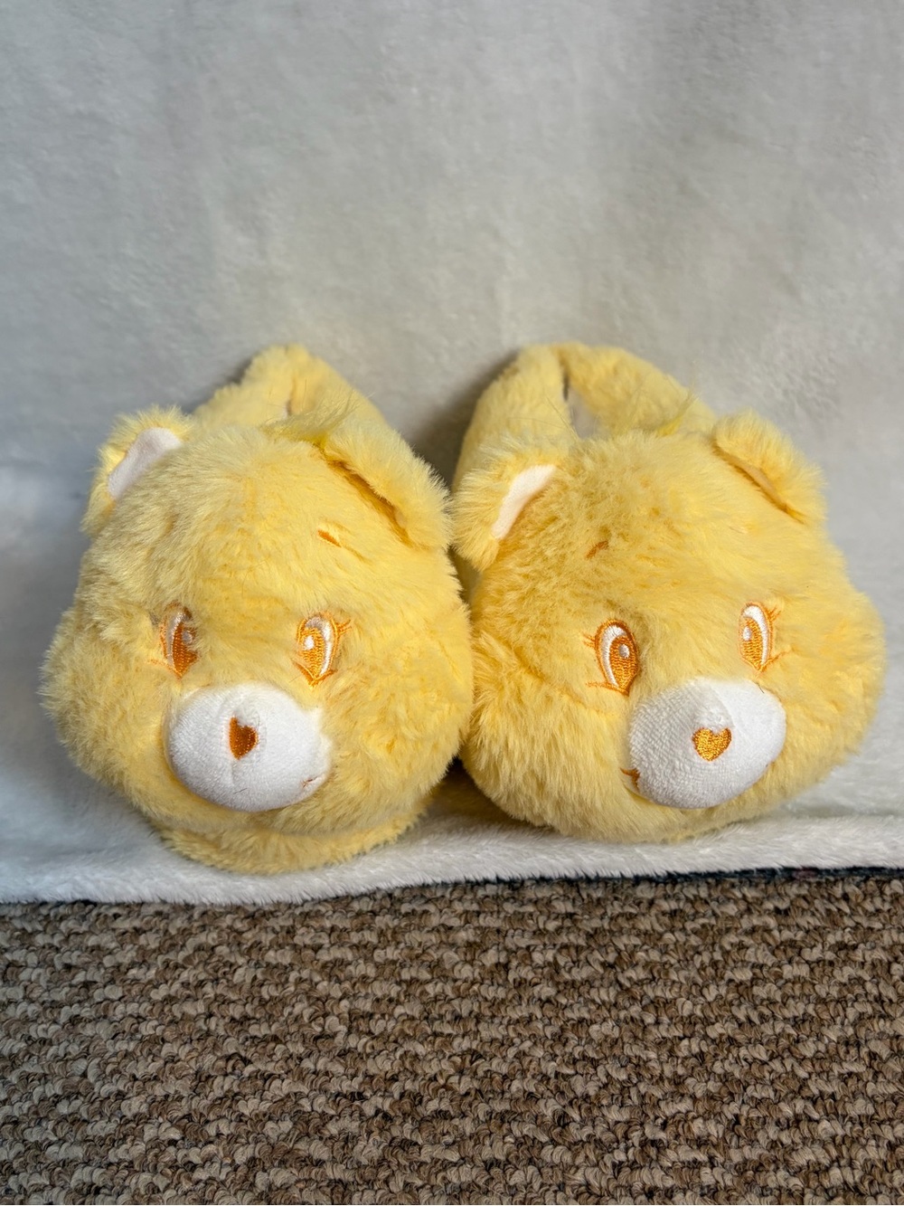 Care Bear Funshine Bear Plush Slippers